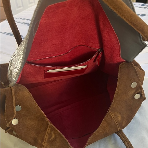 Hammitt Shawn Slate Tejus Arches Satchel - Picture 6 of 9